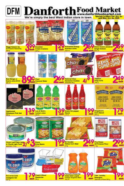 Danforth Food Market Flyer October 2 to 8