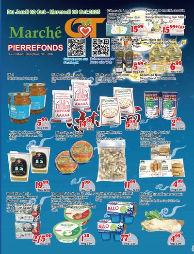 Marche C&T (Pierrefonds) Flyer October 2 to 8