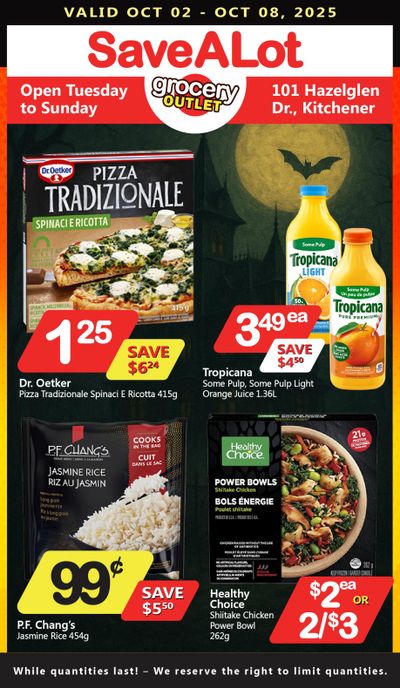 SaveALot Grocery Outlet Flyer October 2 to 8