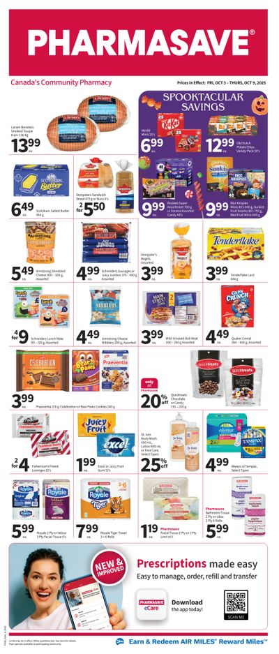 Pharmasave (Atlantic) Flyer October 3 to 9