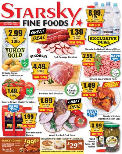 Starsky Foods Flyer October 2 to 8