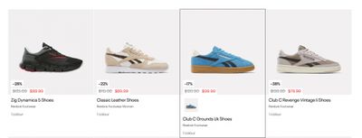 Reebok Canada: Sale Styles up to 50% Off