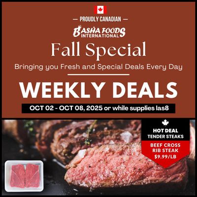 Basha Foods International Flyer October 2 to 8