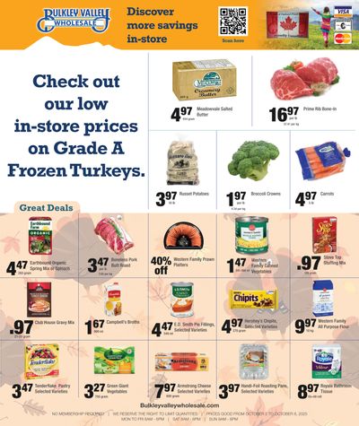 Bulkley Valley Wholesale Flyer October 2 to 8
