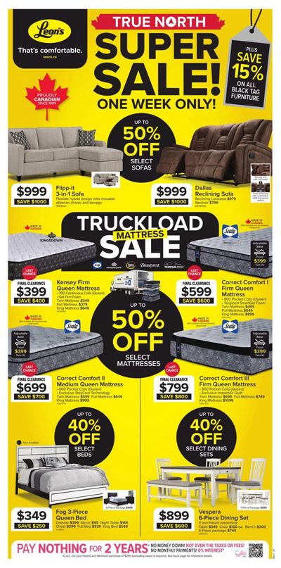 Leon’s Flyer October 2 to 8