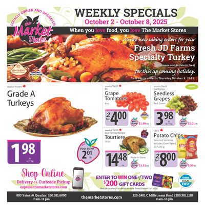 The Market Stores Flyer October 2 to 8