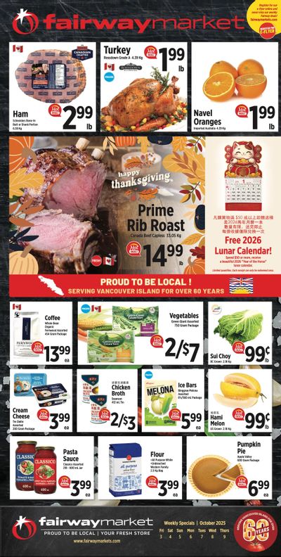 Fairway Market Flyer October 3 to 9