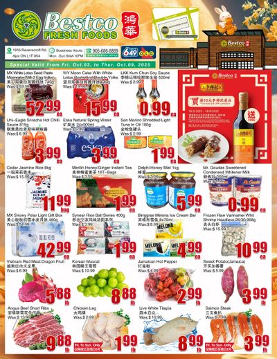 BestCo Food Mart (Ajax) Flyer October 3 to 9