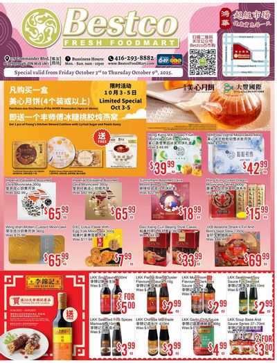 BestCo Food Mart (Scarborough) Flyer October 3 to 9