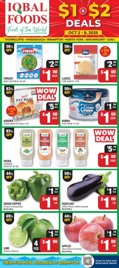 Iqbal Foods Flyer October 2 to 8