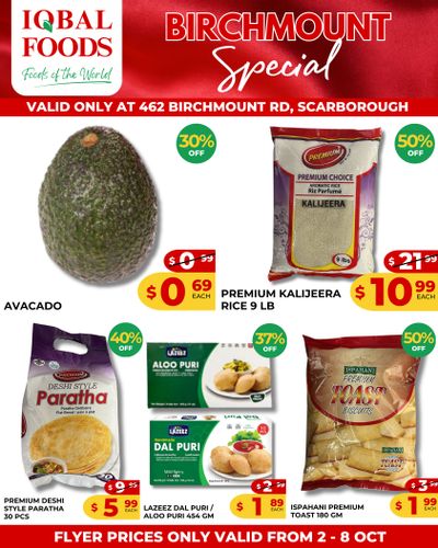Iqbal Foods (Birchmount) Flyer October 2 to 8