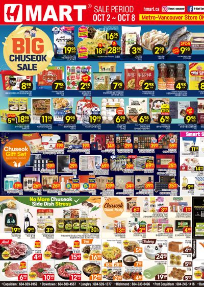 H Mart (West) Flyer October 2 to 8