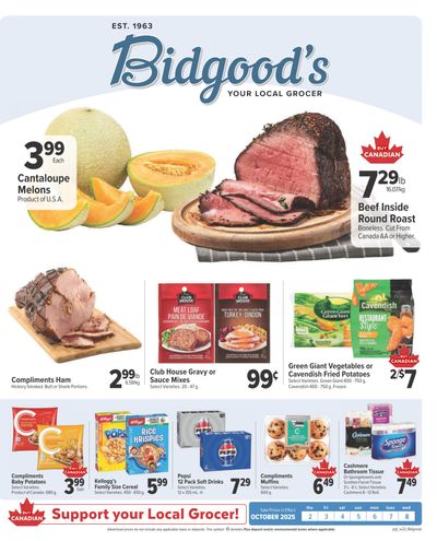 Bidgood's Flyer October 2 to 8