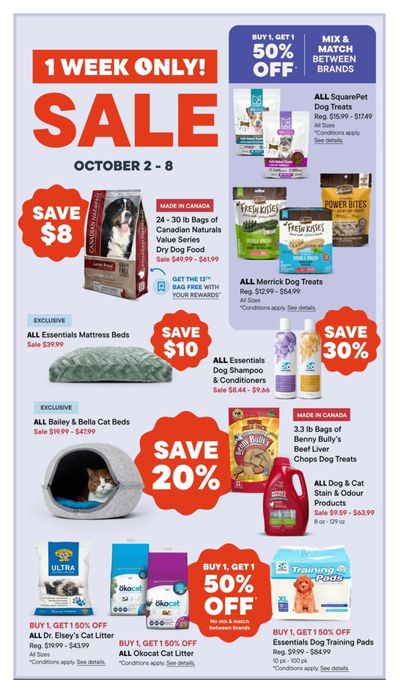 Total Pet Flyer October 2 to 8