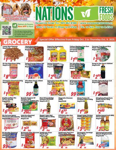 Nations Fresh Foods (Brampton) Flyer October 3 to 9