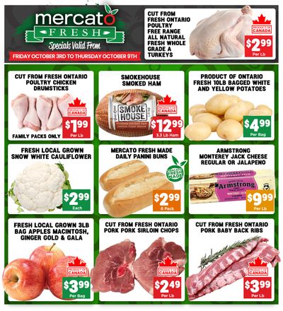 Mercato Fresh Flyer October 3 to 9