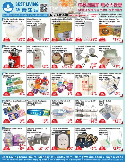 Best Living Flyer October 3 to 16