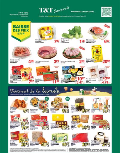 T&T Supermarket (QC) Flyer October 3 to 9
