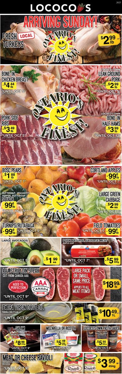 Lococo's Flyer October 3 to 9