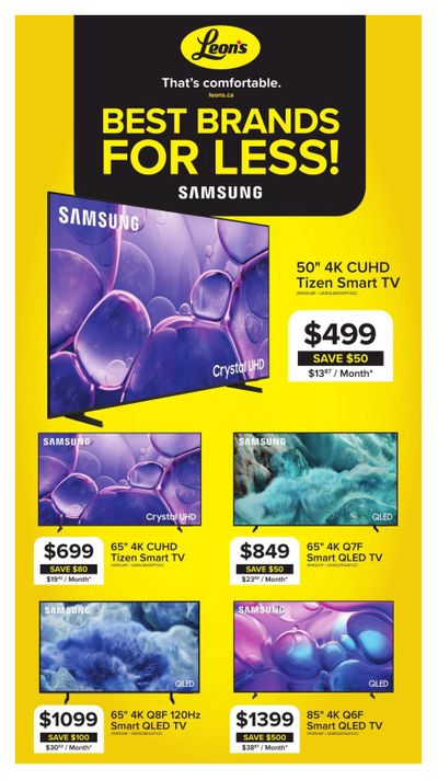 Leon’s Electronics Flyer October 3 to 9