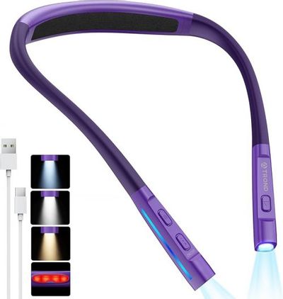Amazon Canada Deals: Save 45% on TROND Book Light, 3 Color 3 Brightness Neck Reading Lamp + More Offers