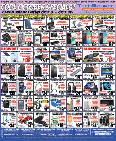 TechSource Flyer October 3 to 16