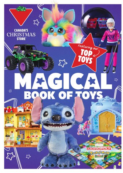 Canadian Tire Magical Book Of Toys Flyer October 3 to December 26