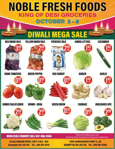 Noble Fresh Foods Flyer October 2 to 8