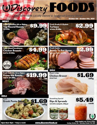 Discovery Foods Flyer October 5 to 11