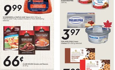 Sobeys Ontario: Club House Gravies and Sauces 66 Cents
