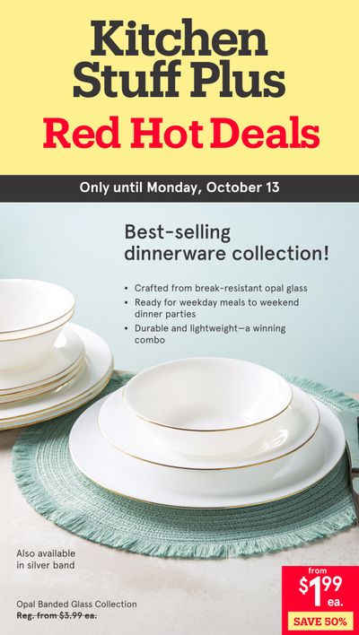 Kitchen Stuff Plus Red Hot Deals Flyer October 6 to 13