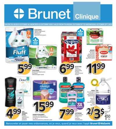 Brunet Clinique Flyer October 9 to 22