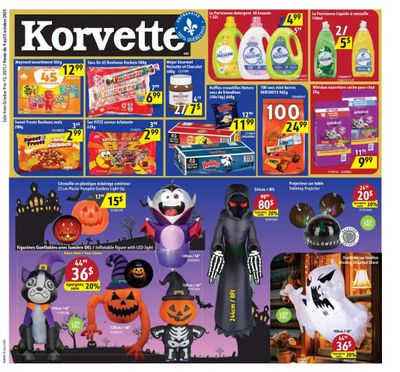 Korvette Flyer October 9 to 15