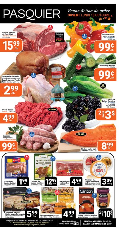 Pasquier Flyer October 9 to 15