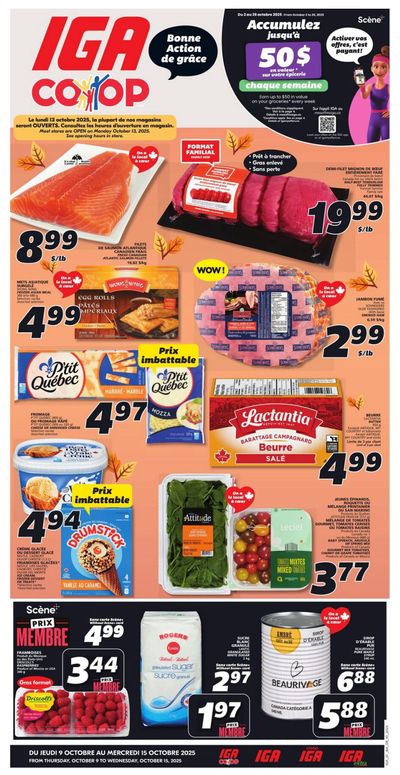 IGA (NB) Flyer October 9 to 15
