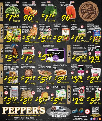 Pepper's Foods Flyer October 7 to 13