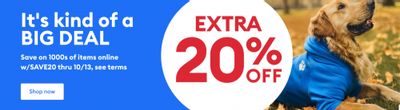 PetSmart Canada: Extra 20% off Thousands of Items with Promo Code