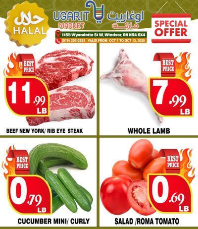 Ugarit Market Flyer October 7 to 13
