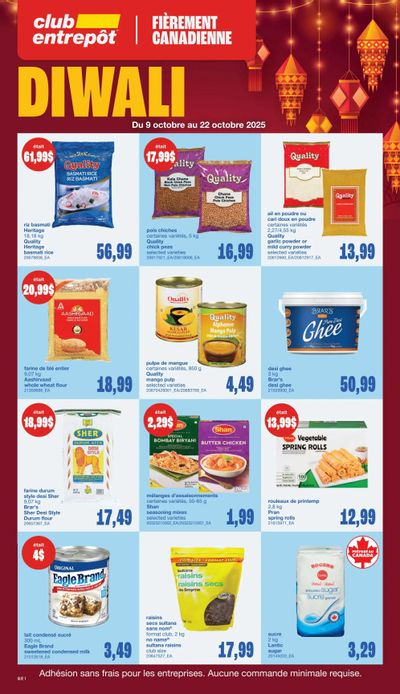 Wholesale Club (QC) Diwali Flyer October 9 to 22