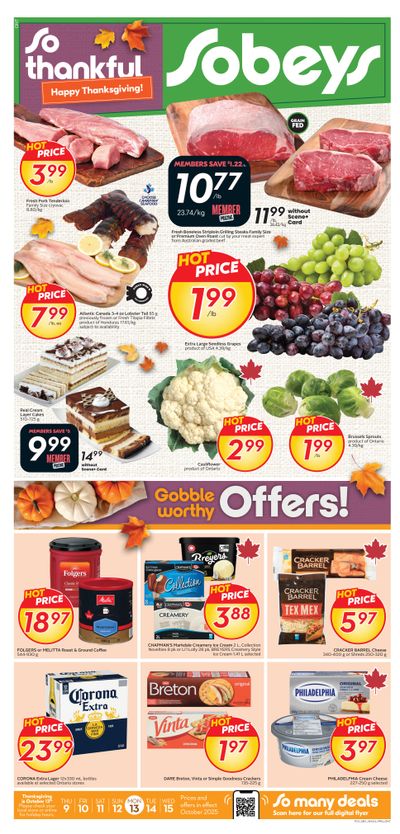 Sobeys (ON) Flyer October 9 to 15