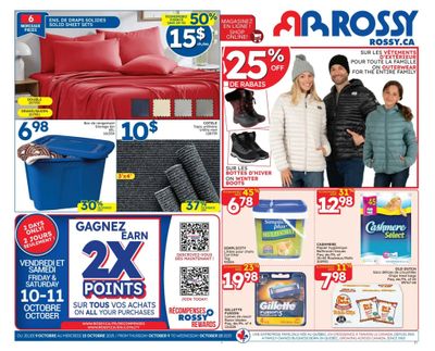 Rossy Flyer October 9 to 15