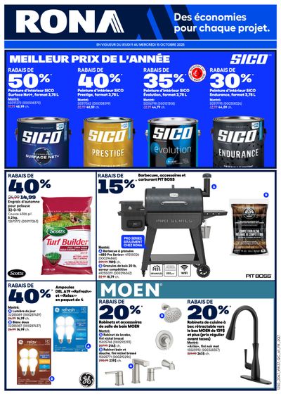 Rona & Rona+ (QC) Flyer October 9 to 15