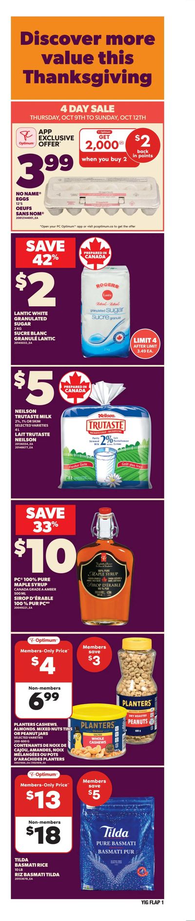 Independent Grocer (ON) Flyer October 9 to 15