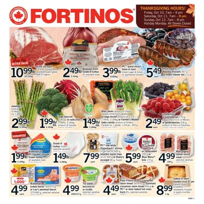 Fortinos Flyer October 9 to 12