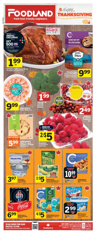 Foodland (ON) Flyer October 9 to 15