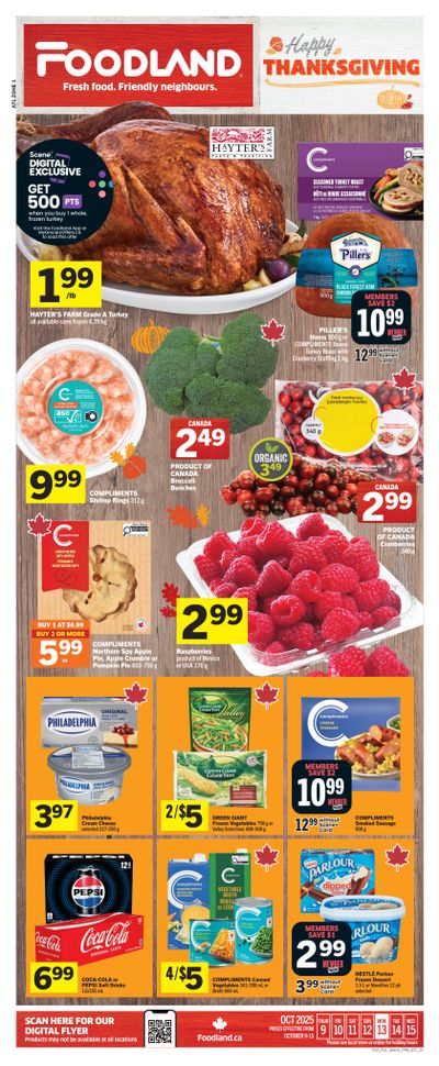Foodland (Atlantic) Flyer October 9 to 15