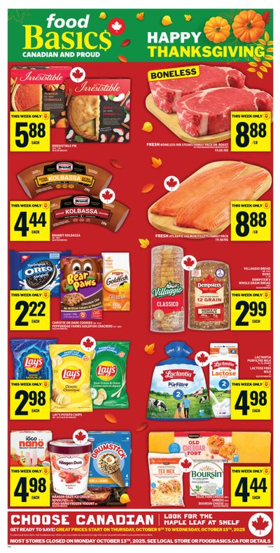 Food Basics Flyer October 9 to 15