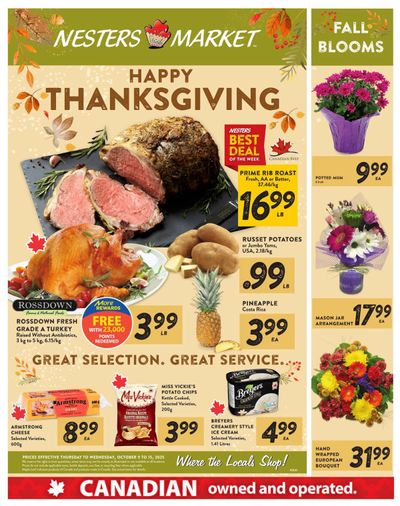 Nesters Market Flyer October 9 to 15