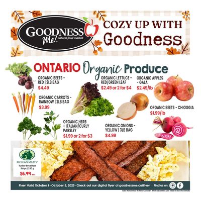 Goodness Me Flyer October 8 to 14