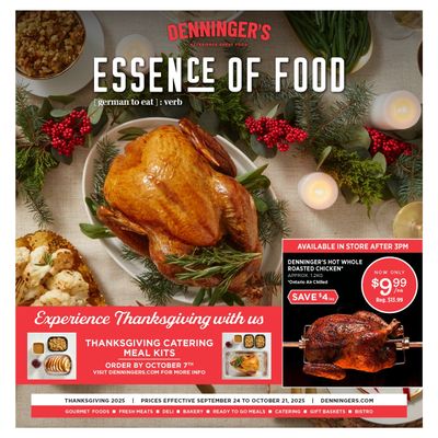 Denninger's Monthly Flyer September 24 to October 21